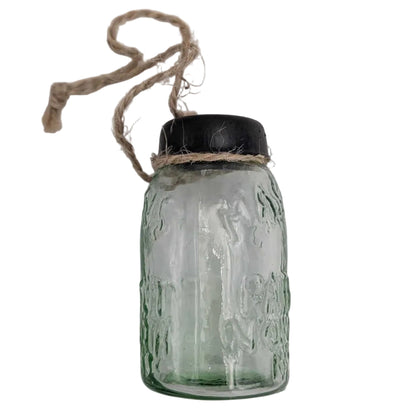 Miniature Mason Jar Ornament