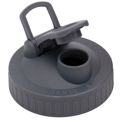 Pour & Store Shaker Lid with Carry Loop for Mason Jars