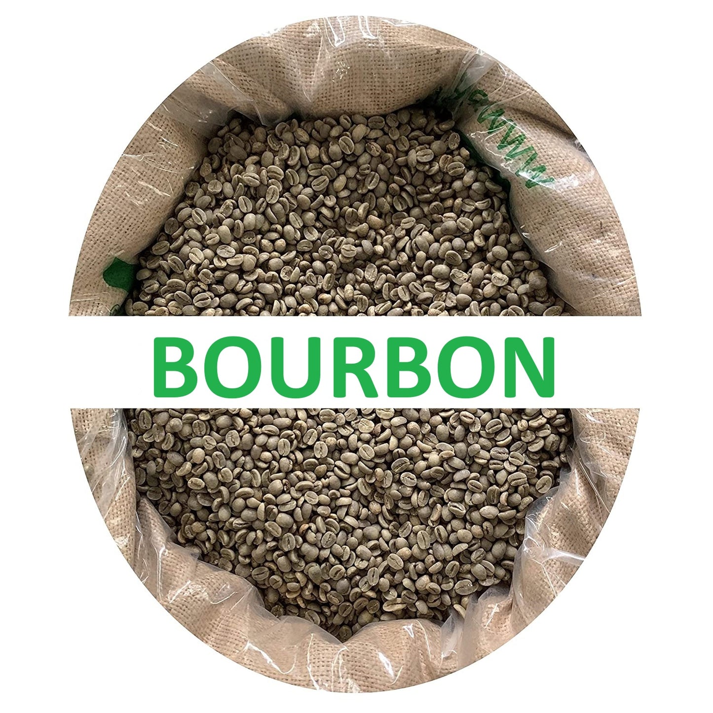 Bourbon Unroasted Coffee Beans
