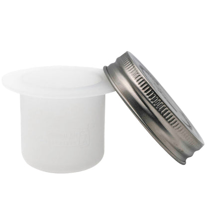 Mason Jar Divider Cup for Salads, Dips, and Snacks