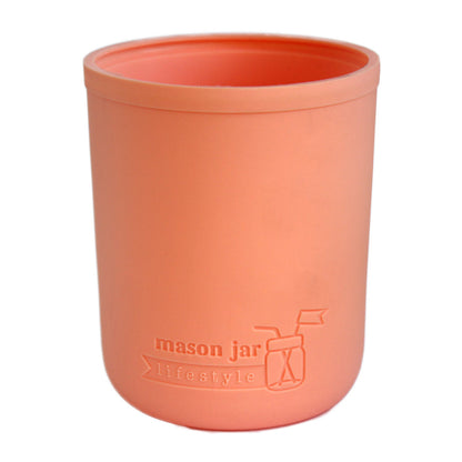 Silicone Sleeve for Wide Mouth Pint 16oz Mason Jars