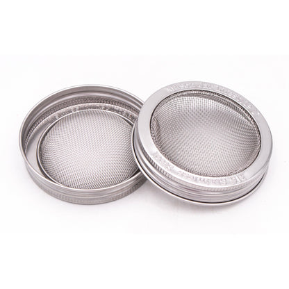 Curved Rust Proof Sprouting Lid and Band for Mason Jars