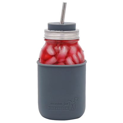 Silicone Sleeve for Quart 32oz Mason Jars