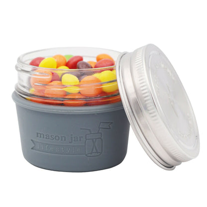 Silicone Sleeve for 4oz Mason Jars