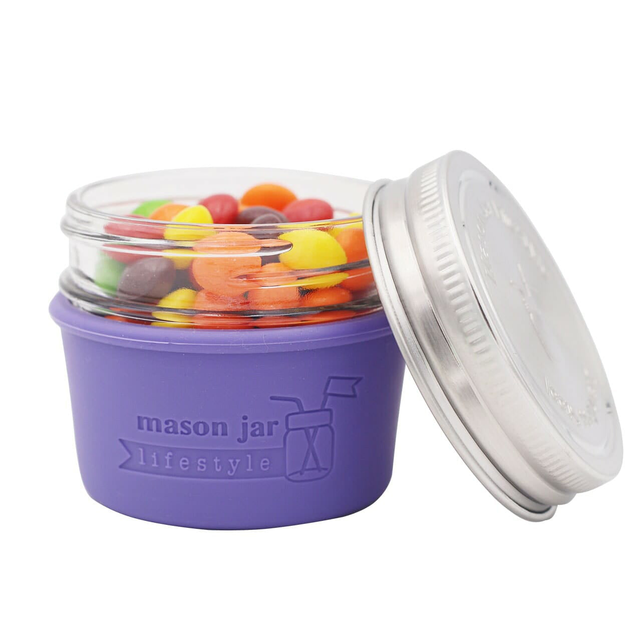 Silicone Sleeve for 4oz Mason Jars