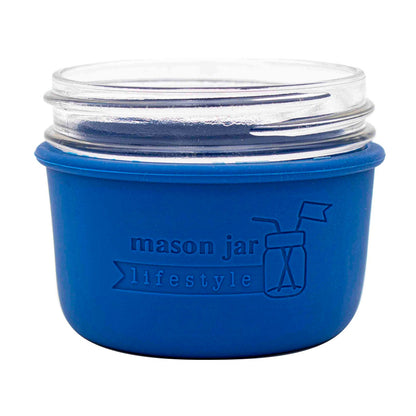 Silicone Sleeve for Wide Mouth Half Pint 8oz Mason Jars