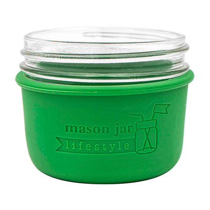 Silicone Sleeve for Wide Mouth Half Pint 8oz Mason Jars