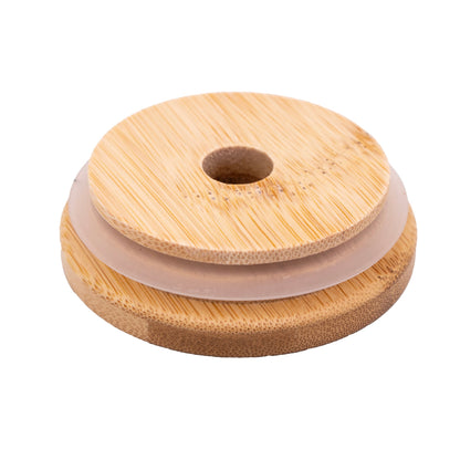 Bamboo Straw Hole Tumbler Lid 2 Pack