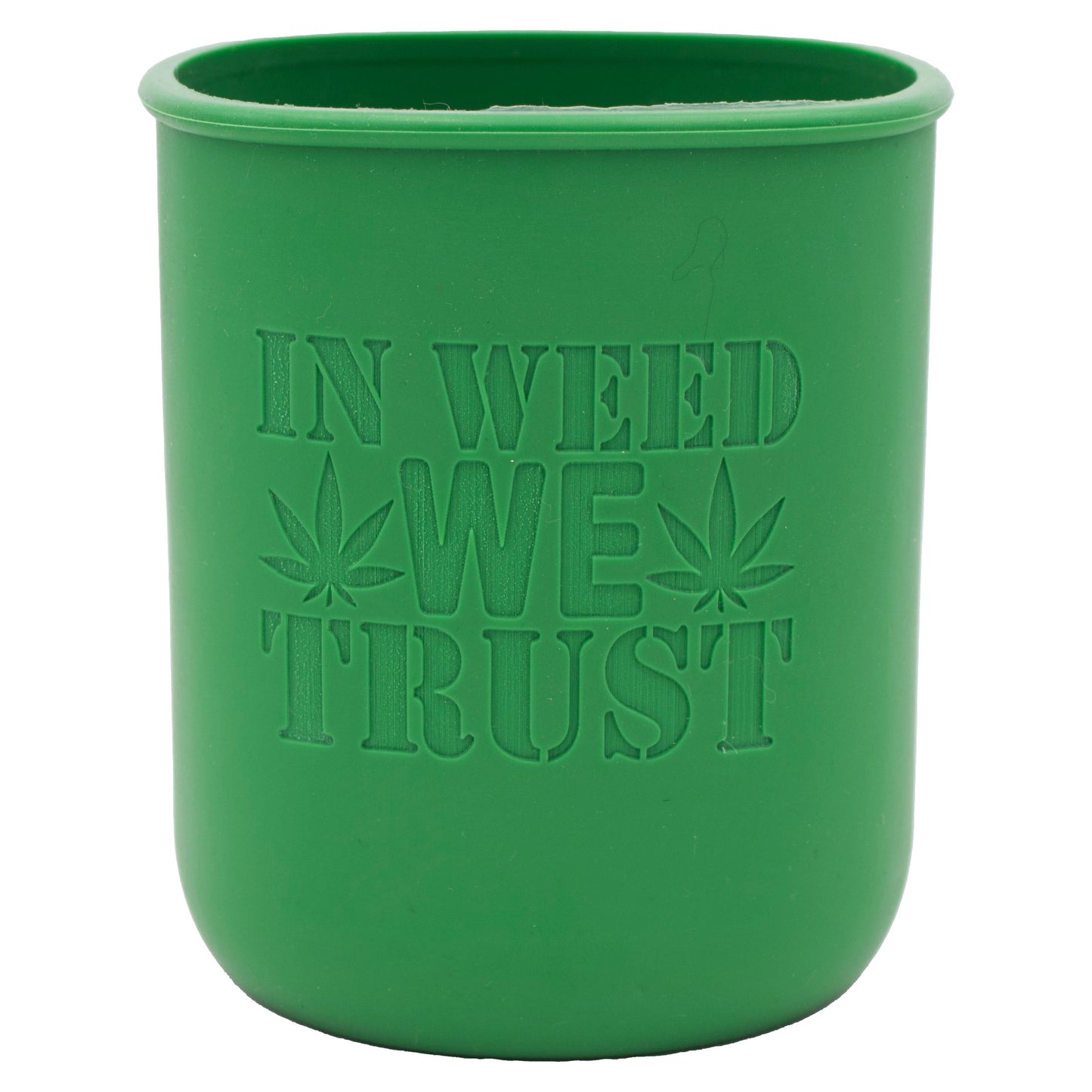 Cannabis Laser Engraved Leaf Green Sleeve