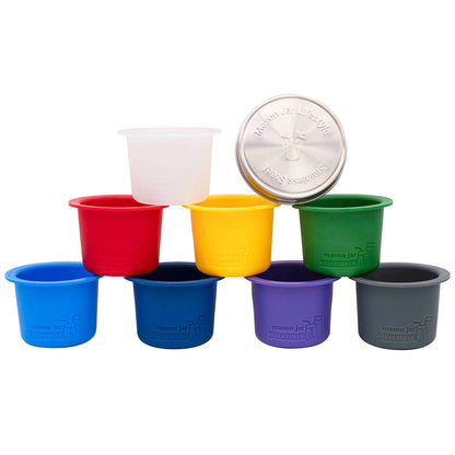Mason Jar Divider Cup for Salads, Dips, and Snacks