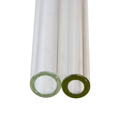 Long 9" Glass Straws for Quart Mason Jars 4 Pack + Cleaner