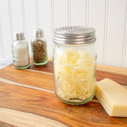 Grater / Shredder Stainless Steel Lid for Mason Jars