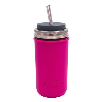 Silicone Sleeve for Pint & Half 24oz Mason Jars