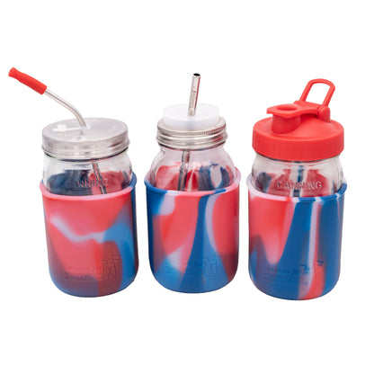 Silicone Sleeve for Quart 32oz Mason Jars