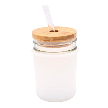 Silicone Sleeve for Regular Mouth Half Pint 8oz Mason Jars
