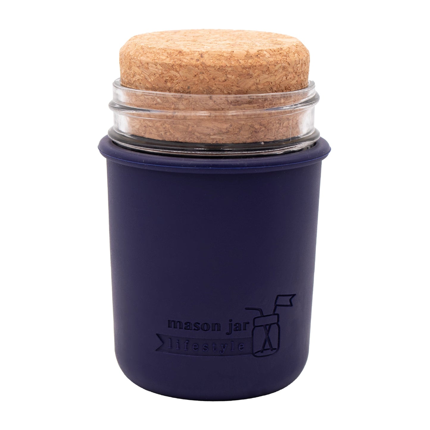 Silicone Sleeve for Regular Mouth Half Pint 8oz Mason Jars