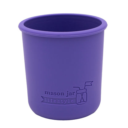 Silicone Sleeve for Regular Mouth Half Pint 8oz Mason Jars