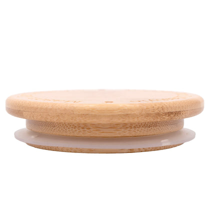 Bamboo Storage Stopper Lids for Mason Jars 6 Pack