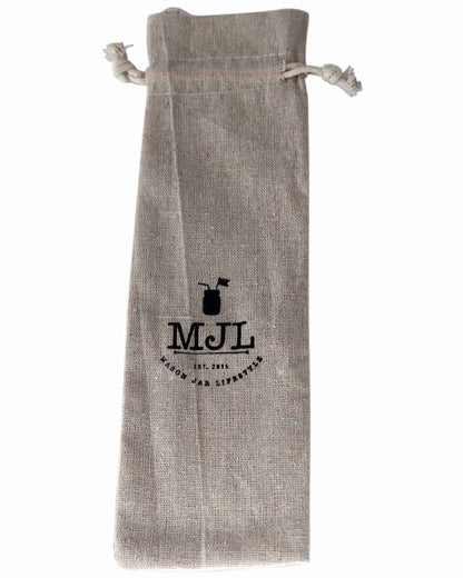 Long 9" Safer Rounded End Stainless Steel Straws for Quart Mason Jars
