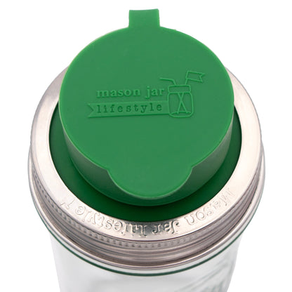 Silicone Chug Leak Resistant Lids for Regular Mouth Mason Jars
