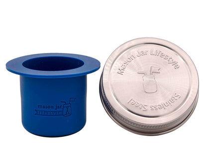 Mason Jar Divider Cup for Salads, Dips, and Snacks