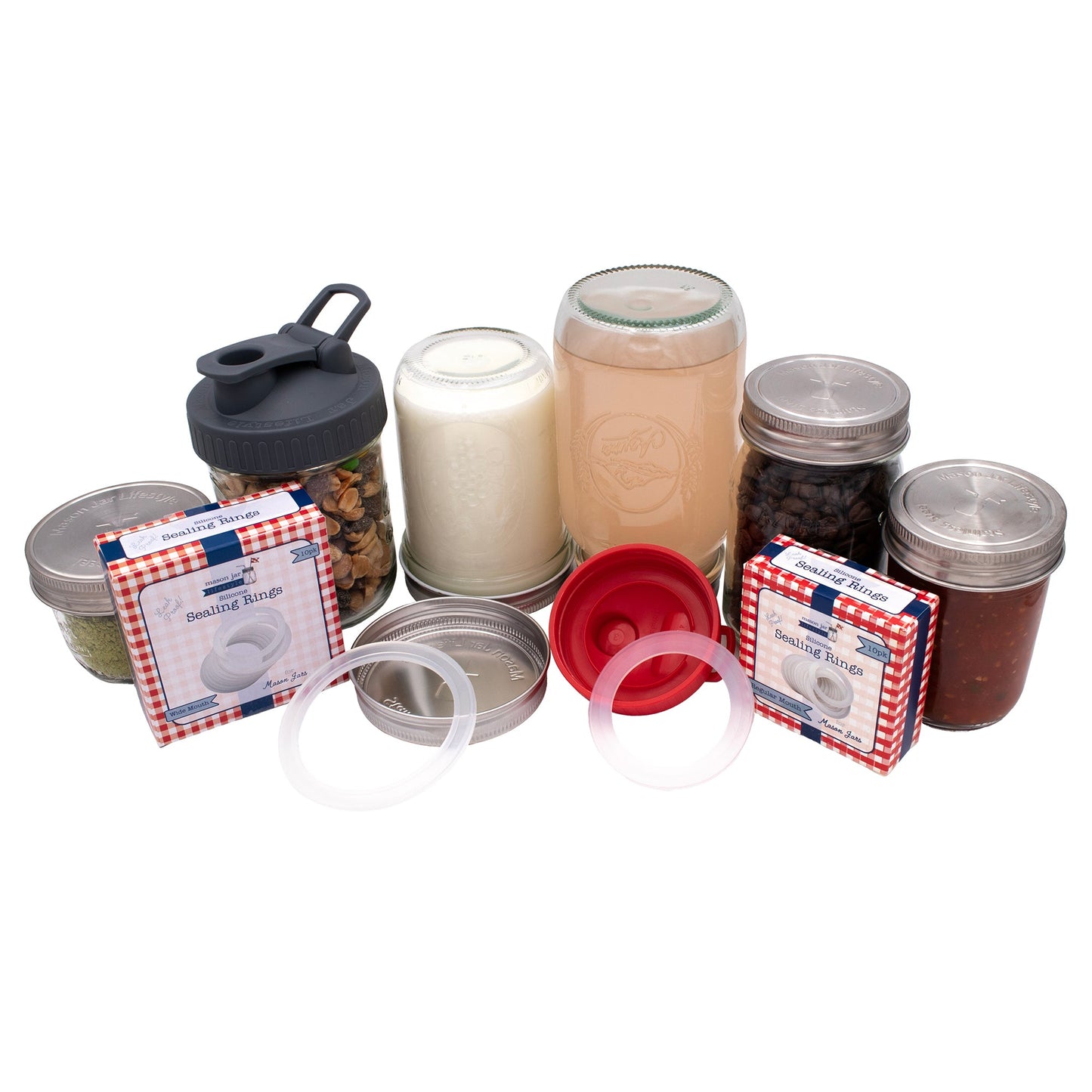 Leak Proof Silicone Sealing Rings Seals for Ball Plastic Caps