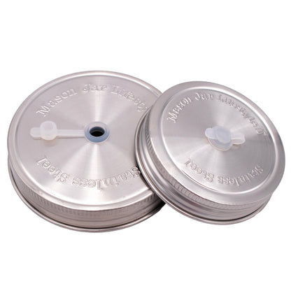 Silicone Straw Hole Grommets with Plugs for Mason Jar Lids 40 Pack