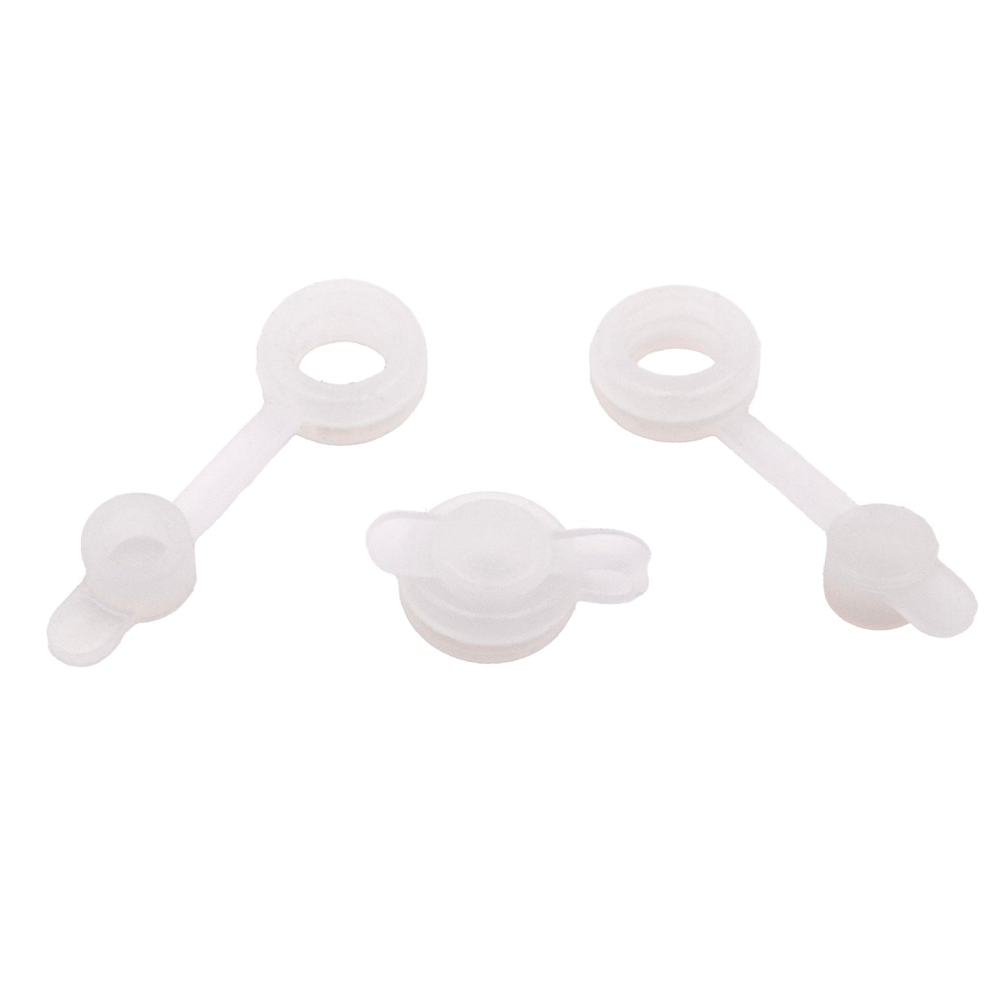 Silicone Straw Hole Grommets with Plugs for Mason Jar Lids 40 Pack