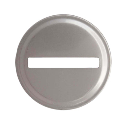 Coin Slot Bank Stainless Steel Lid Inserts for Mason Jars 10 Pack
