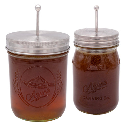 Honey Dipper Stainless Steel Lid for Mason Jars