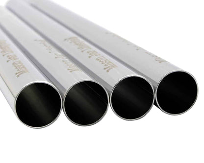 Medium 7 ¼" Stainless Steel Extra Thick Boba Straws for Pint Mason Jars