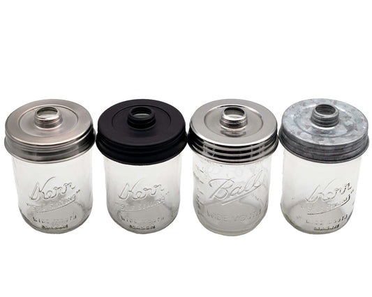 Threaded Lid Adapter for Mason Jars