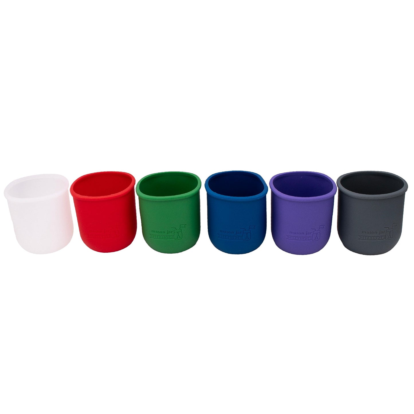 Silicone Sleeve for Regular Mouth Pint 16oz Mason Jars