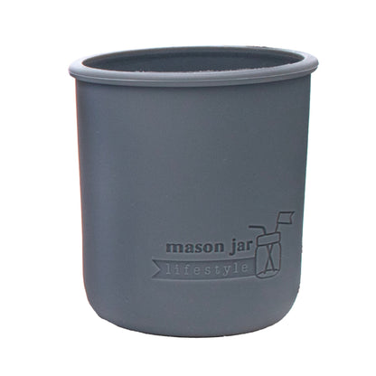 Silicone Sleeve for Wide Mouth Pint 16oz Mason Jars