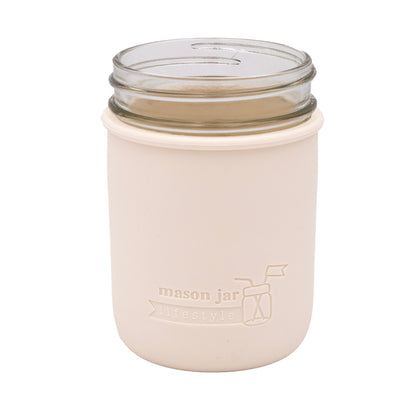 Silicone Sleeve for Wide Mouth Pint 16oz Mason Jars