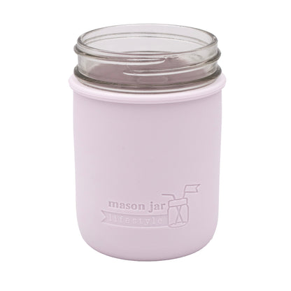 Silicone Sleeve for Wide Mouth Pint 16oz Mason Jars