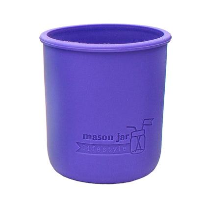 Silicone Sleeve for Wide Mouth Pint 16oz Mason Jars