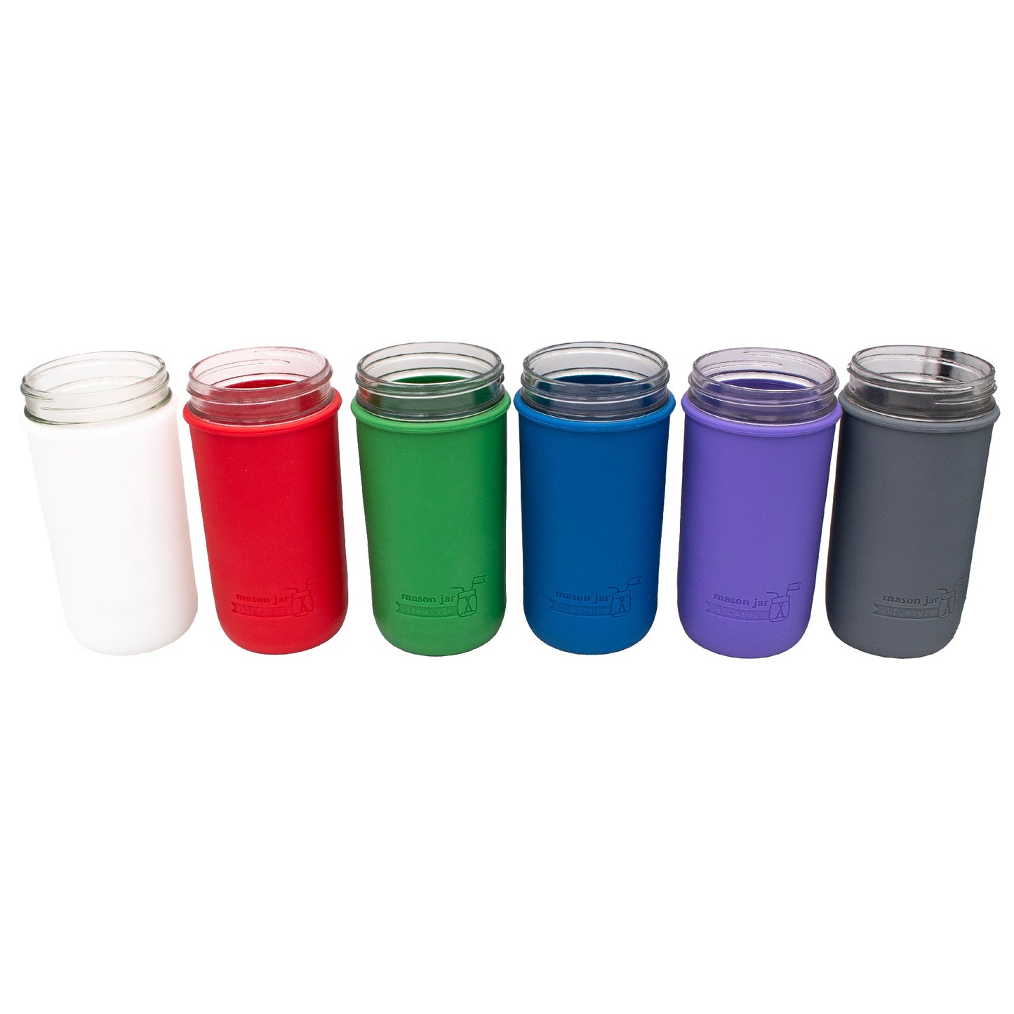 Silicone Sleeve for Pint & Half 24oz Mason Jars