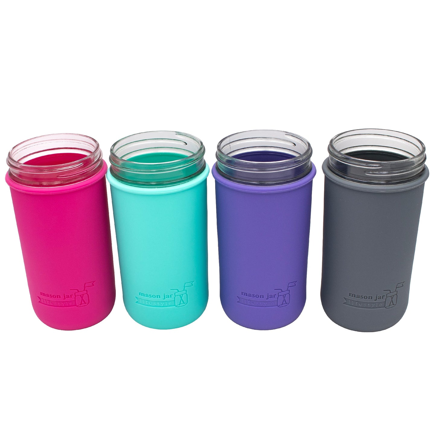 Silicone Sleeve for Pint & Half 24oz Mason Jars