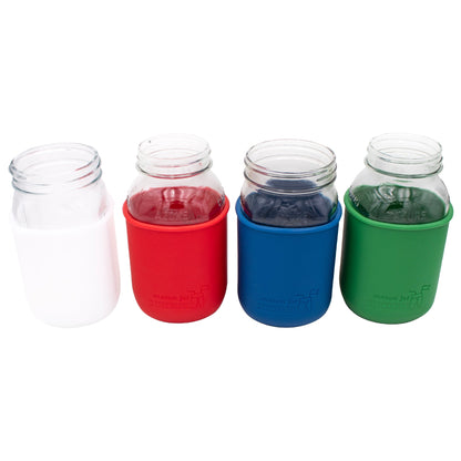 Silicone Sleeve for Quart 32oz Mason Jars