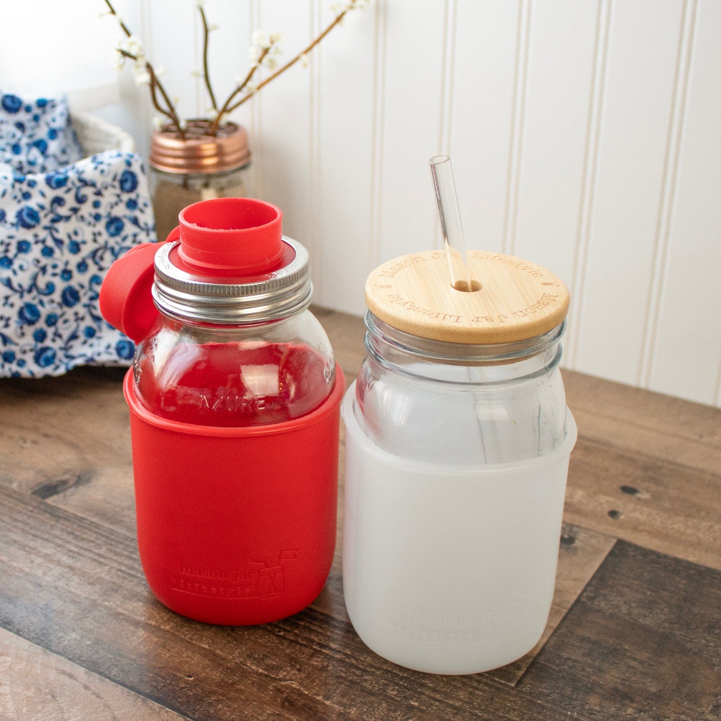 Silicone Sleeve for Quart 32oz Mason Jars