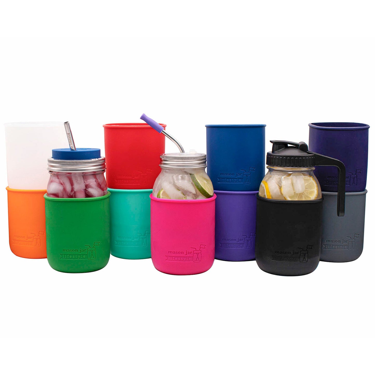 Silicone Sleeve for Quart 32oz Mason Jars
