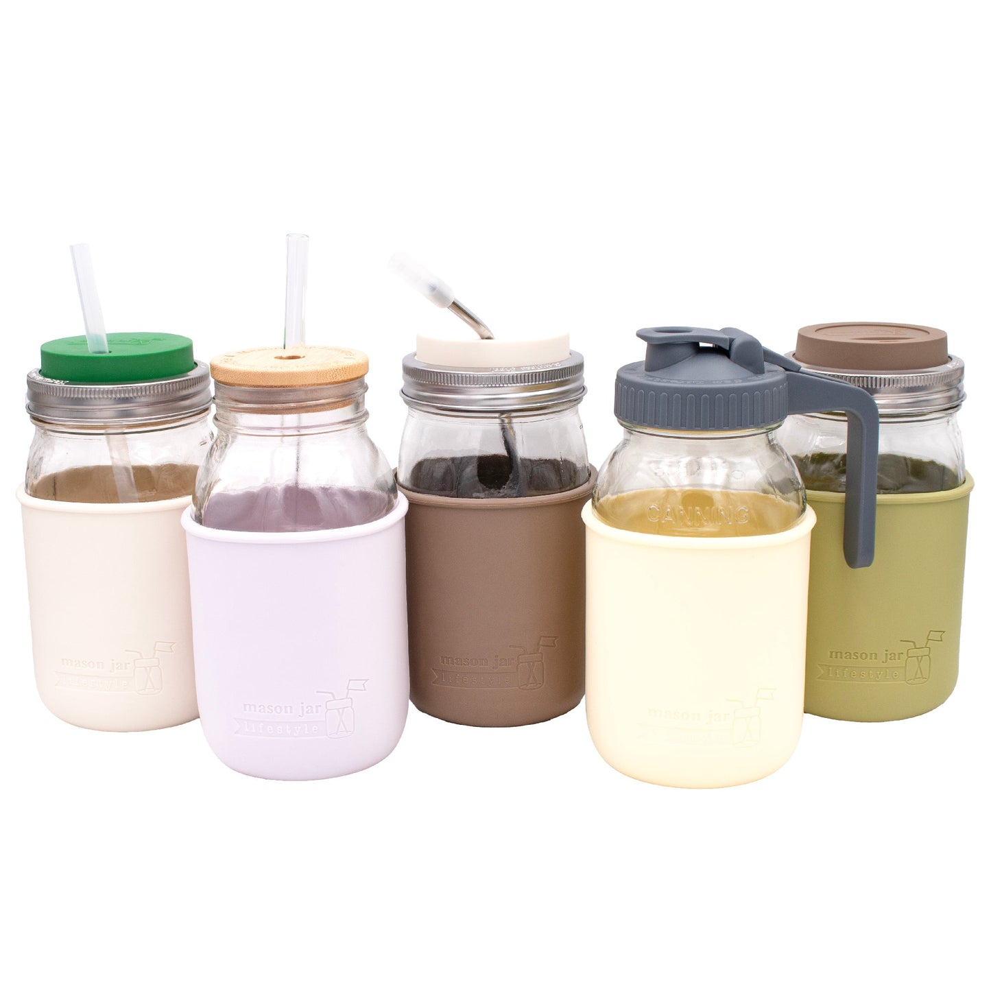 Silicone Sleeve for Quart 32oz Mason Jars