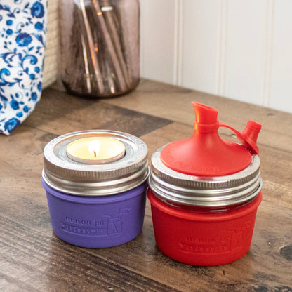 Silicone Sleeve for 4oz Mason Jars