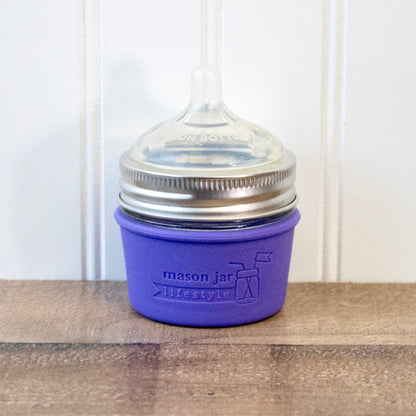Silicone Sleeve for 4oz Mason Jars