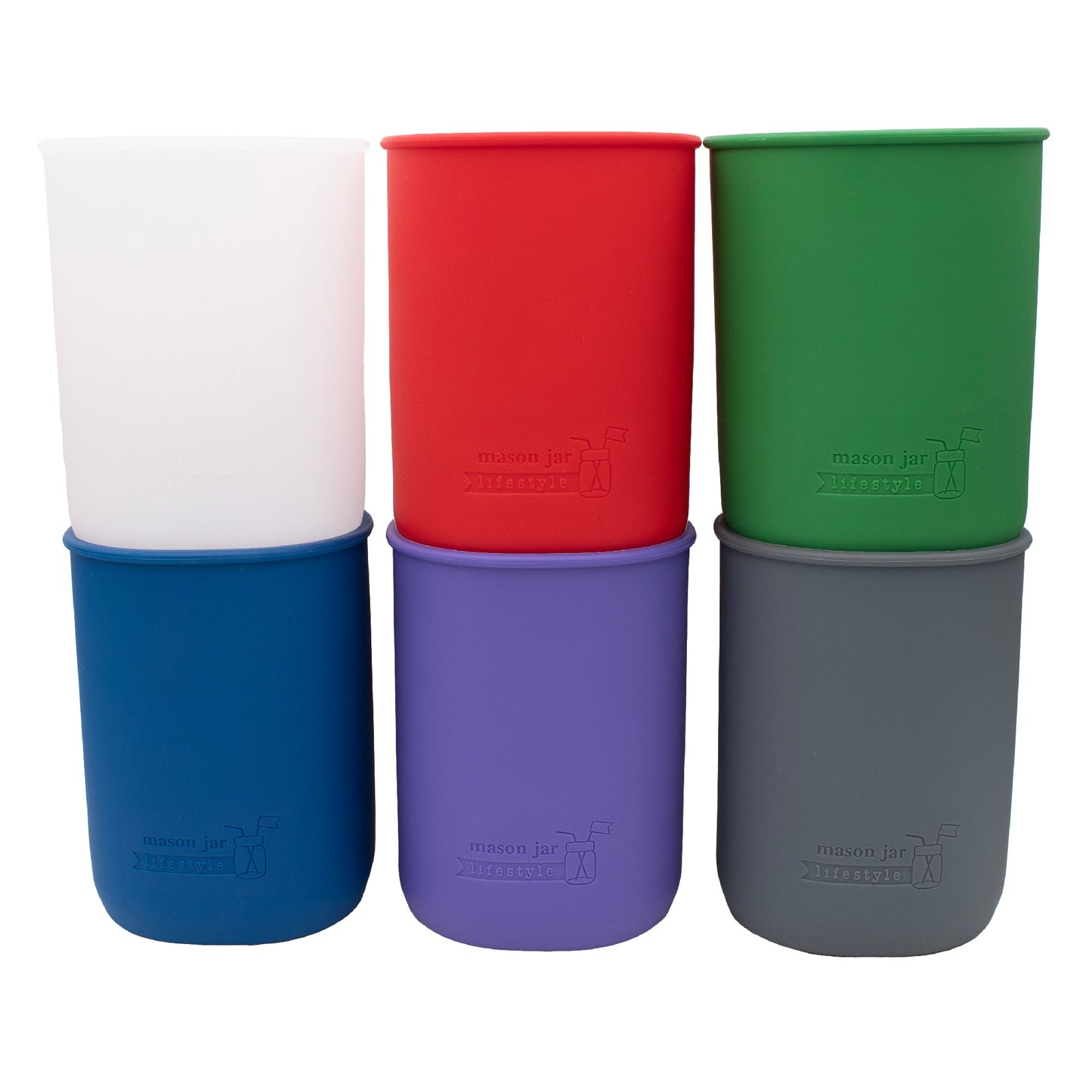 Silicone Sleeve for Half Gallon 64oz Mason Jars