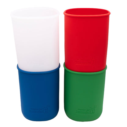 Silicone Sleeve for Half Gallon 64oz Mason Jars