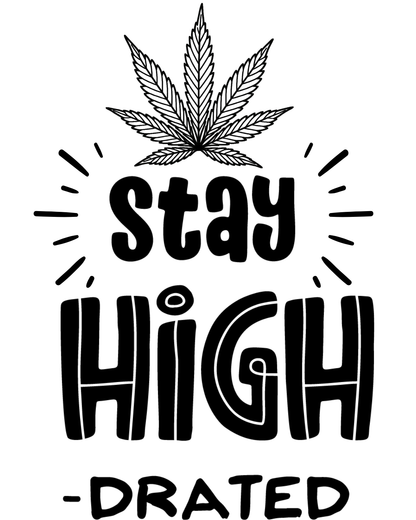 Cannabis Laser Engraved Leaf Green Sleeve